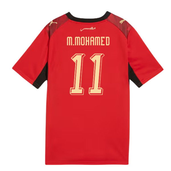 2026-2027 Egypt Home Shirt (Kids) (M.Mohamed 11)-SoccerKits Hub | Buy Soccer Jerseys Online